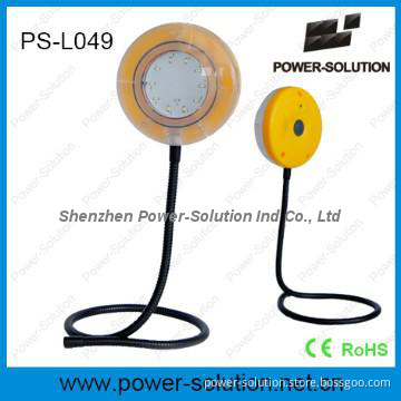 anti-dropping solar rechargeable lamp with phone charger function